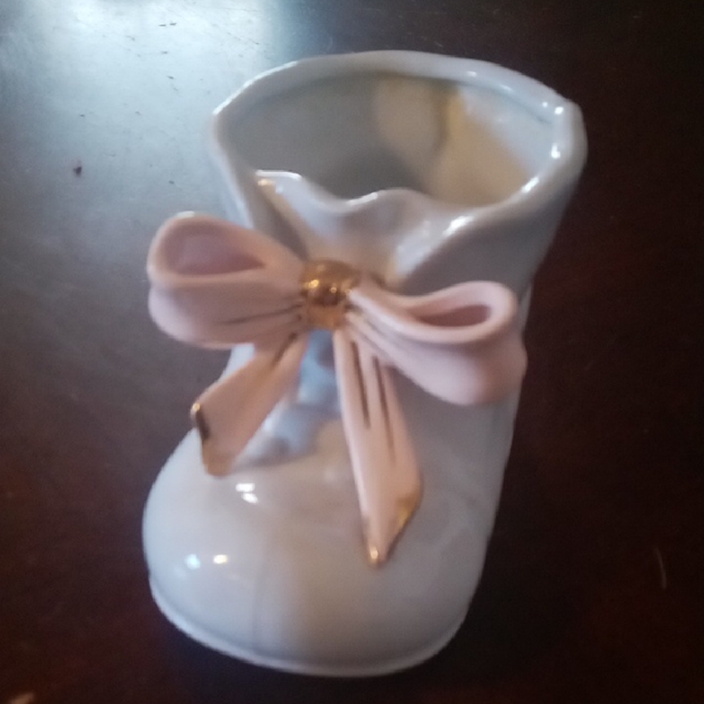 Pink and White Ceramic Art Masterpiece